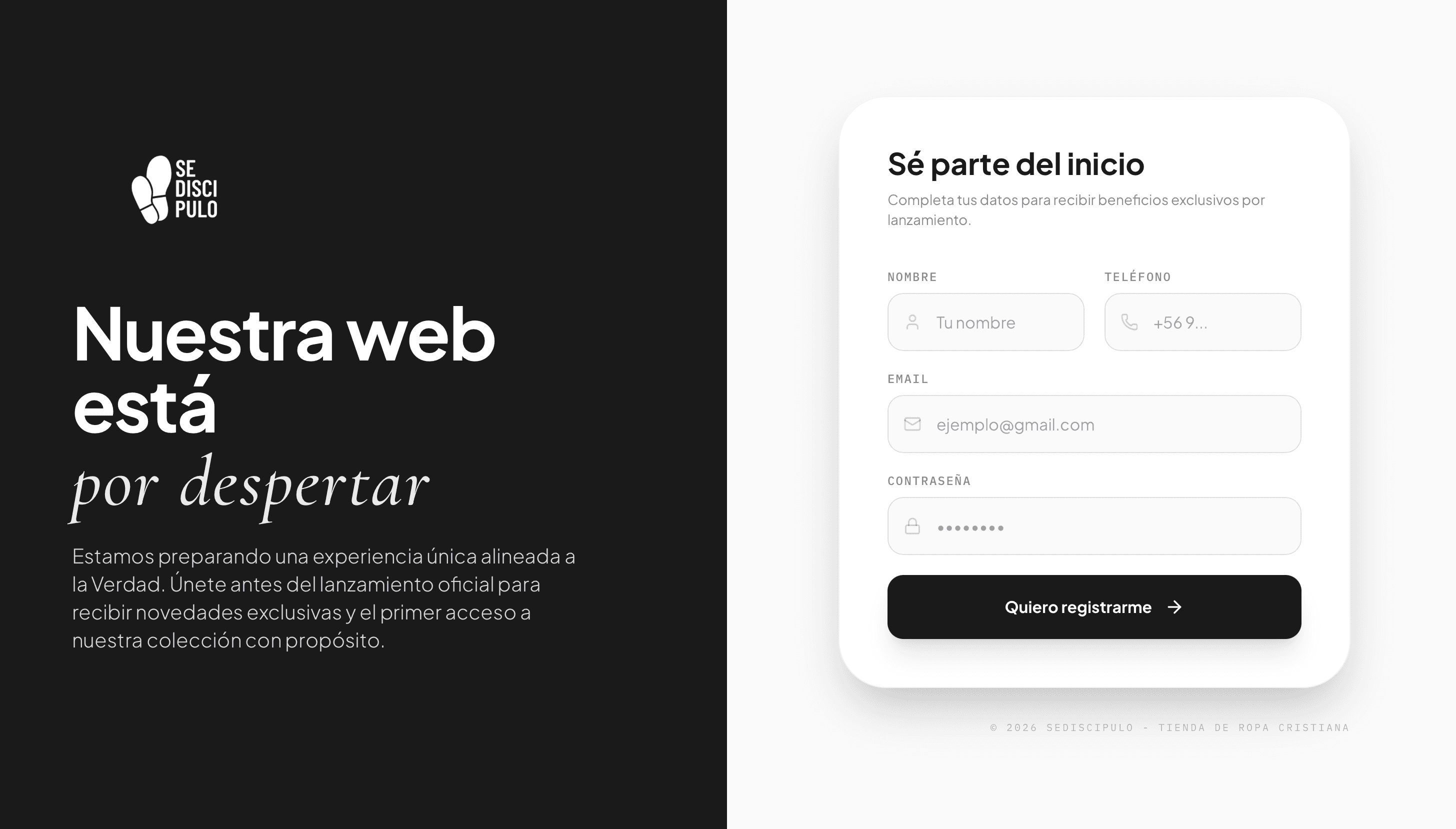 Lanzamiento Web