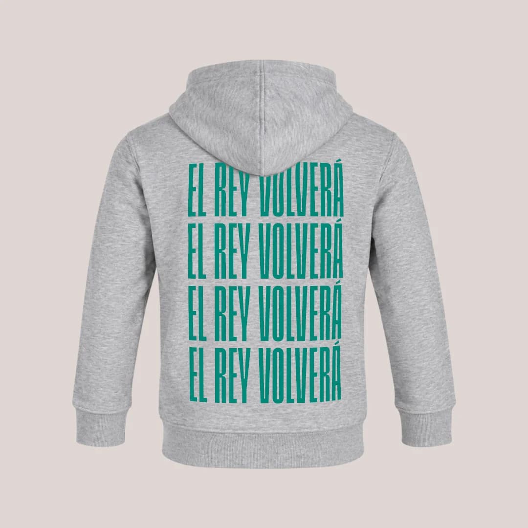 EL REY VOLVER脕 - HOODIE NI脩O - 0
