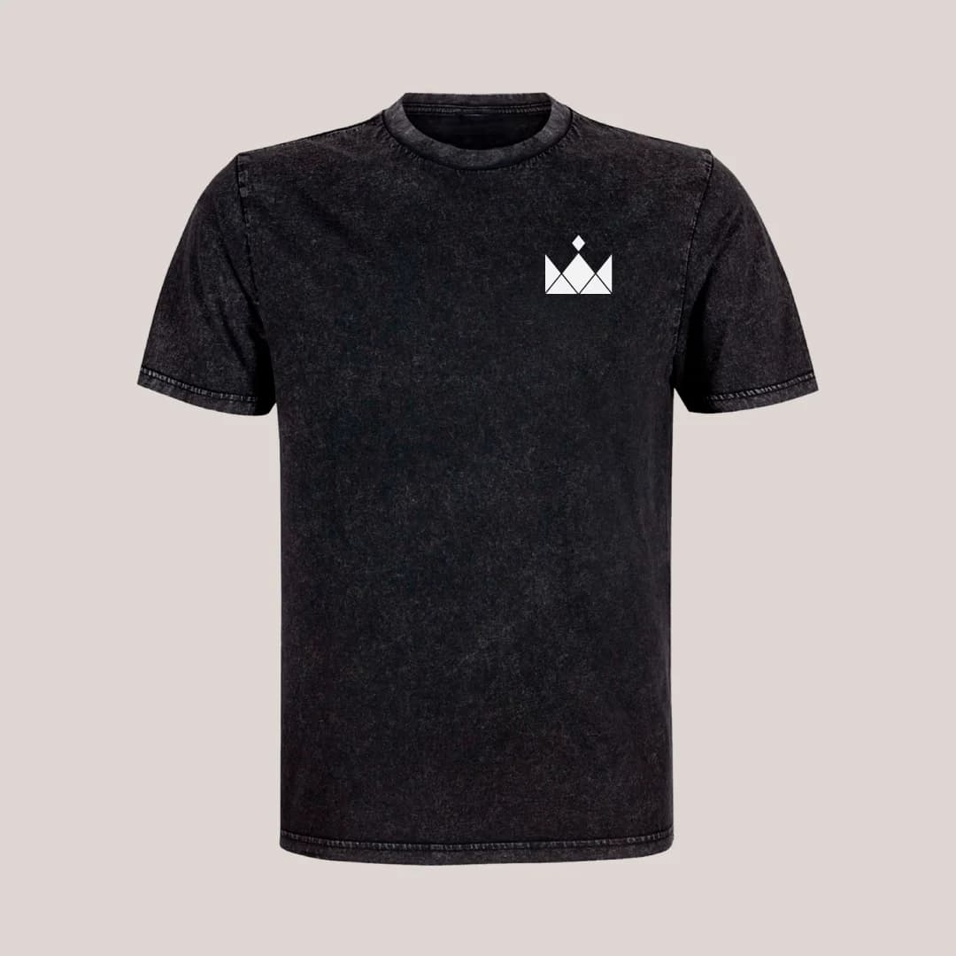 EL REY VOLVER脕 - POLERA ACID WASH - 1