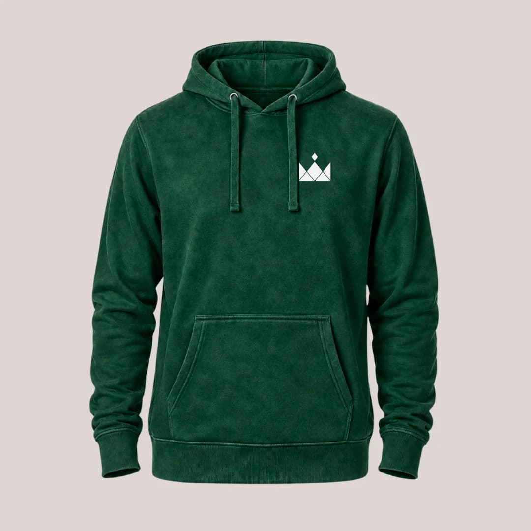 EL REY VOLVER脕 - HOODIE ACID WASH - 1