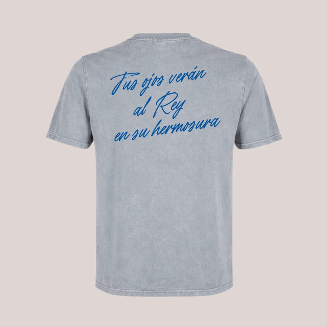 ISAIAS 33:17 - POLERA ACID WASH - 0