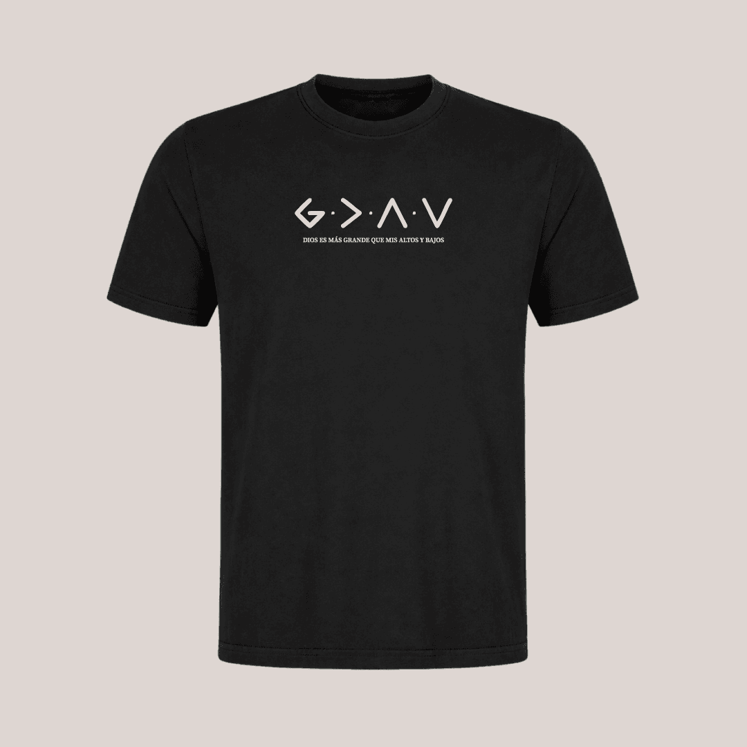 DIOS ES MAYOR - POLERA B脕SICA - 0
